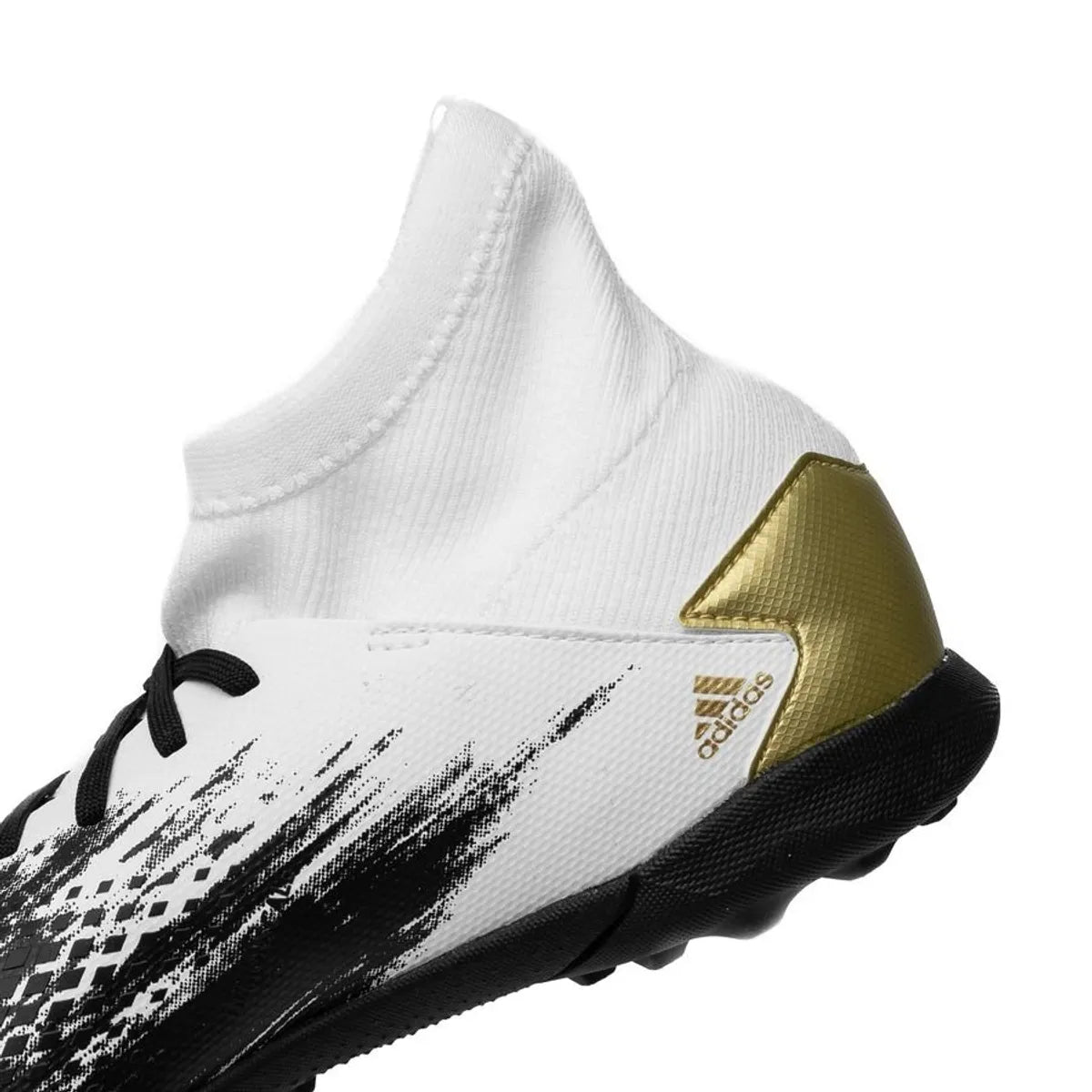 adidas Kid's Predator 20.3 TF J White/Gold Metallic/Core Black