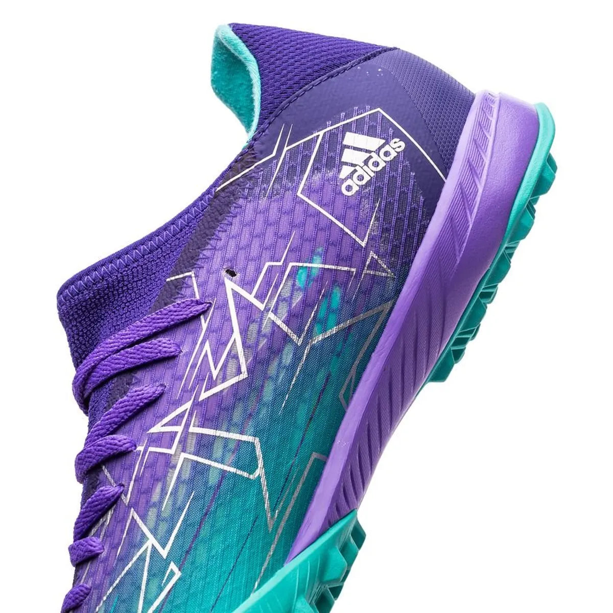 adidas X Speedflow .3 TF Purple Rush/Silver Metallic/Mint Rush