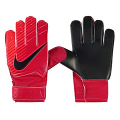 Guantes de portero Nike Match de color rojo y carmesí.