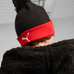 PUMA AC Milan Fan Pom Beanie Black/Red