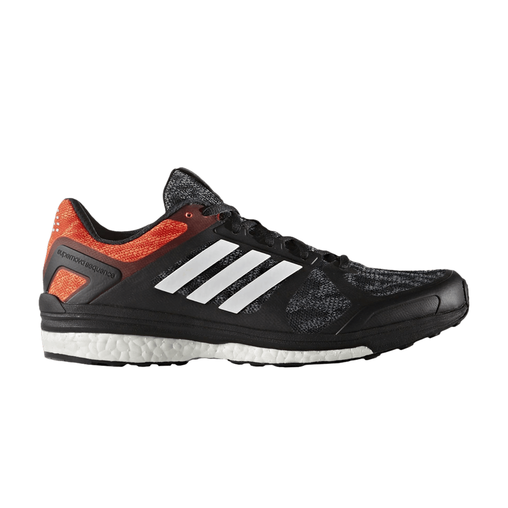 adidas Supernova Sequence Boost 9 M Black/Bold Orange