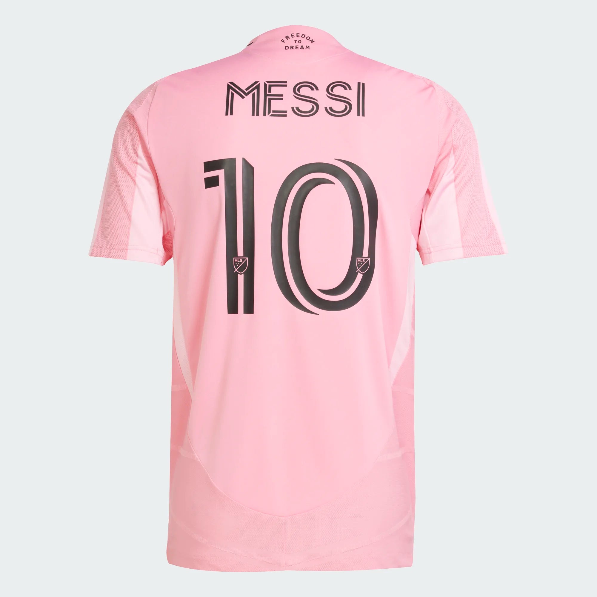 Camiseta adidas de local auténtica de Messi del Inter Miami CF 25/26 para hombre en rosa