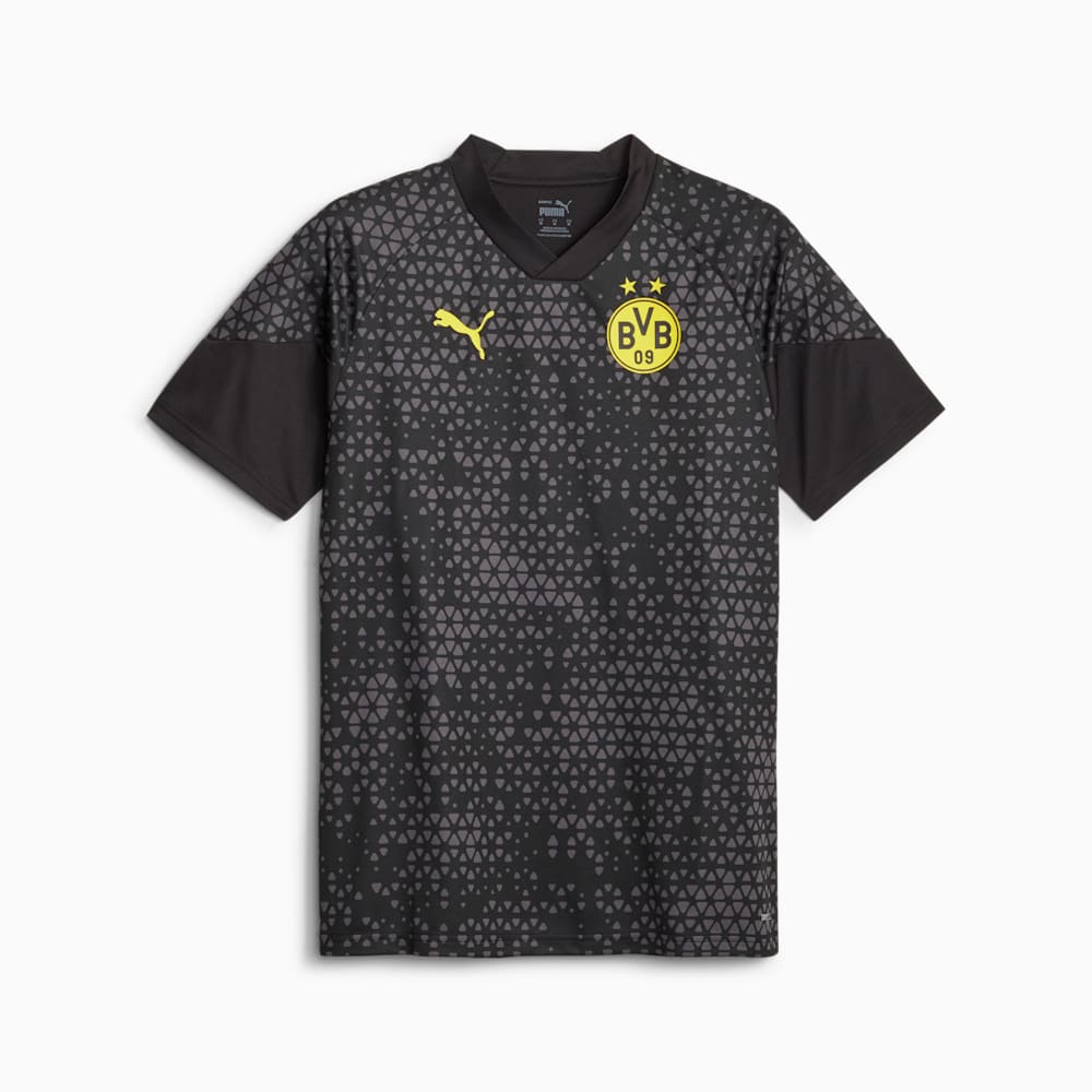 PUMA Borussia Dortmund Training Jersey Black/Cyber Yellow