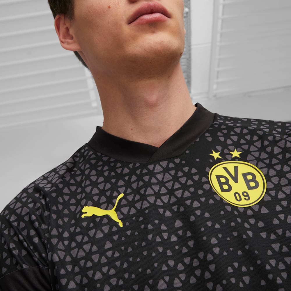 PUMA Borussia Dortmund Training Jersey Black/Cyber Yellow