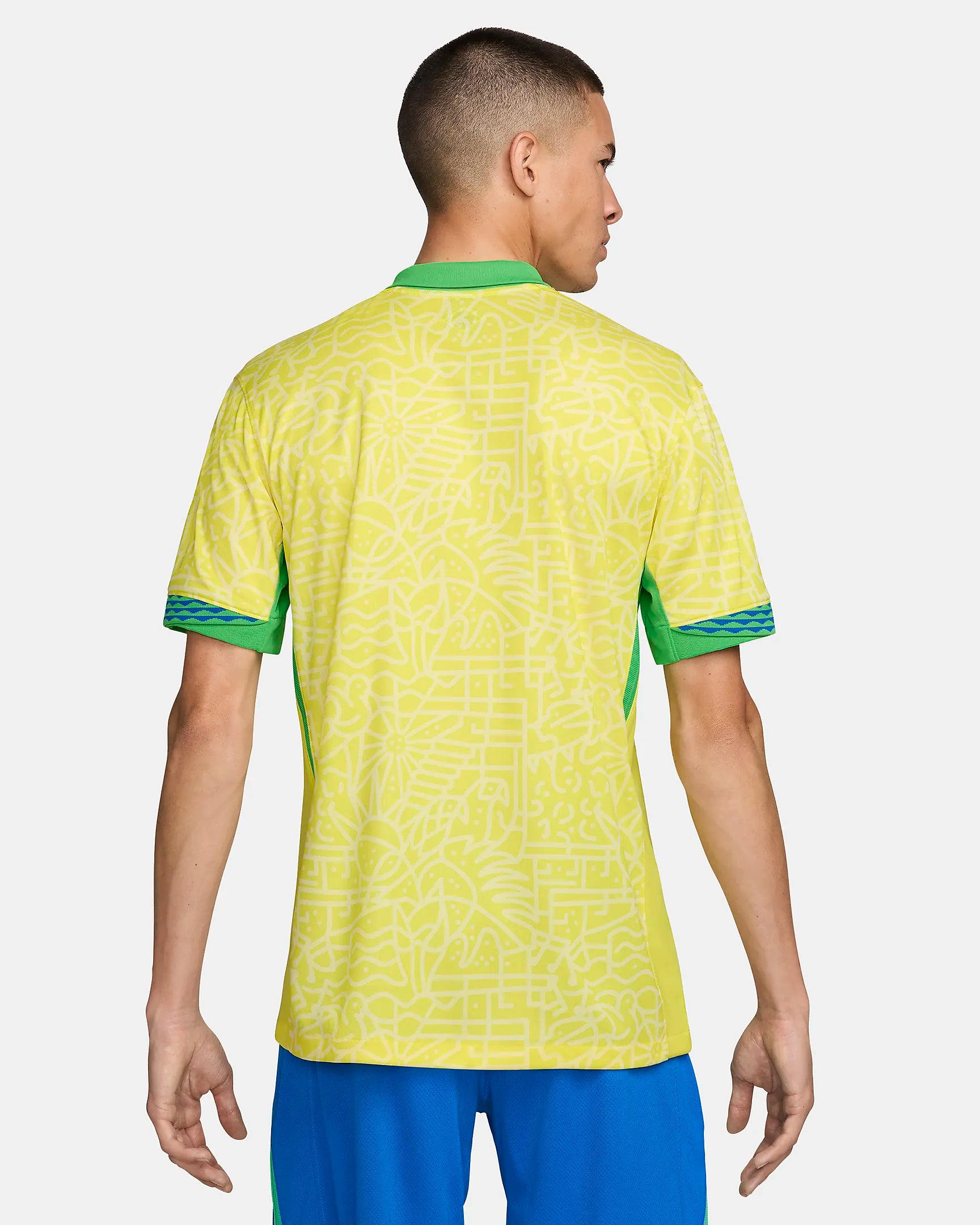 Nike Brazil Stadium Home Jersey 24 A Yellow