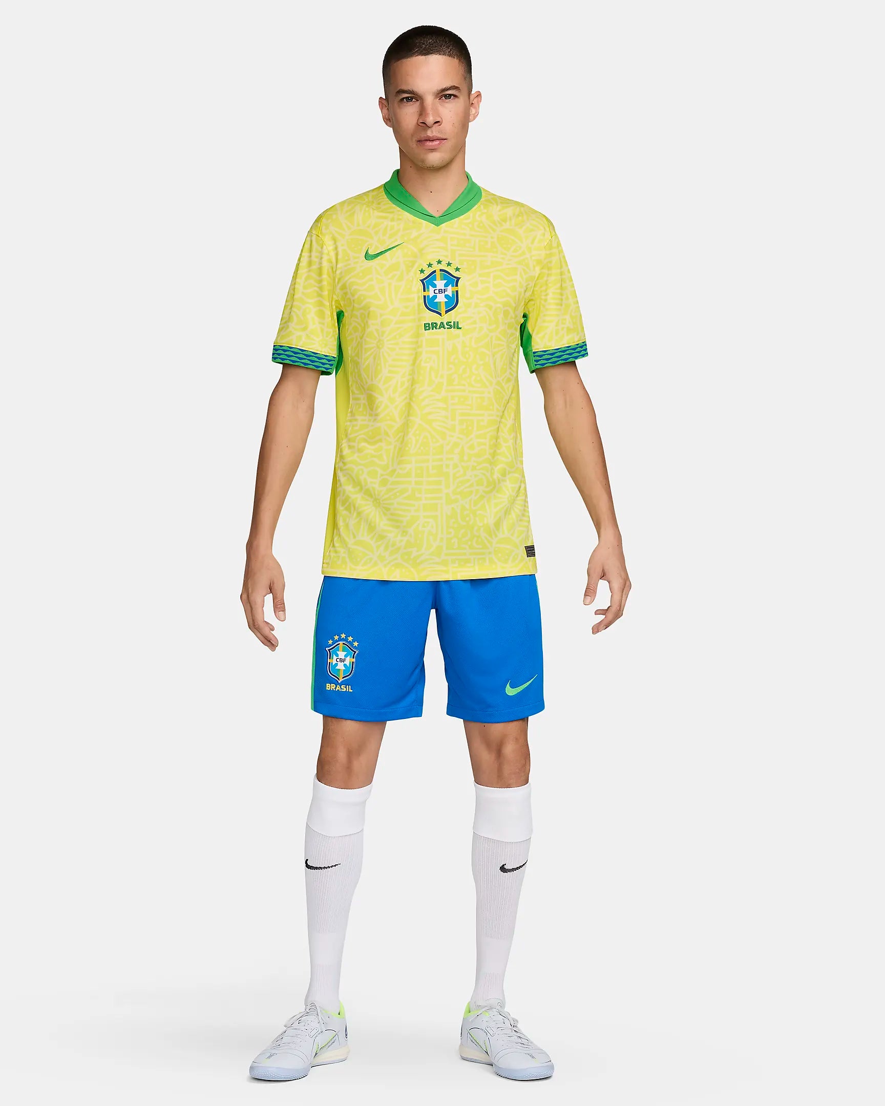 Nike Brazil Stadium Home Jersey 24 A Yellow