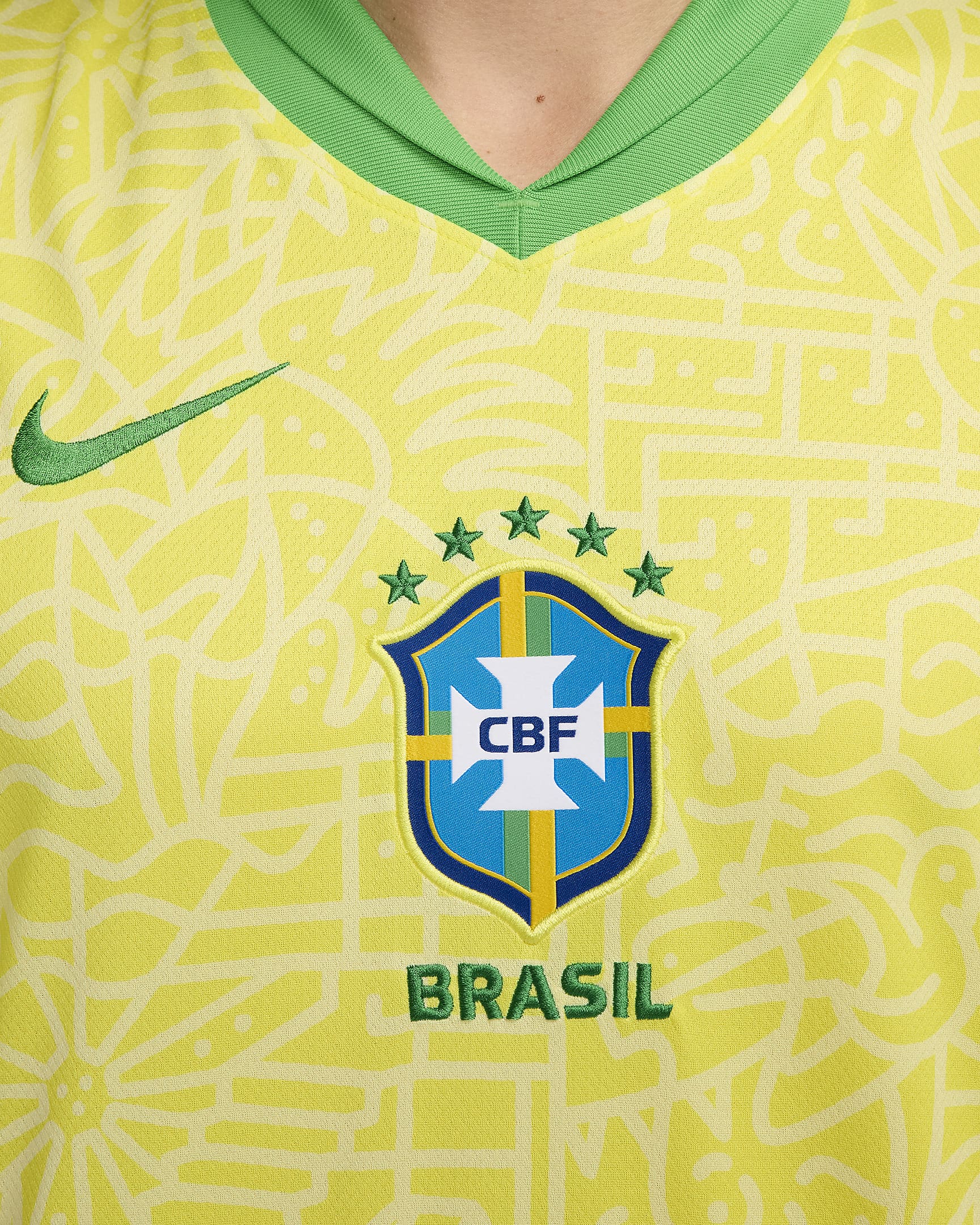 Nike Brazil Stadium Home Jersey 24 A Yellow