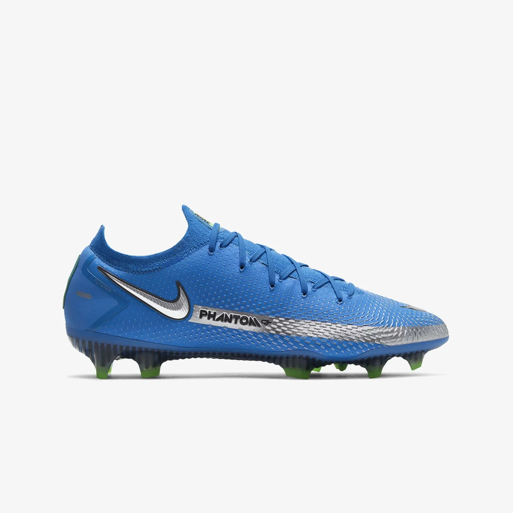 Nike Phantom GT Elit FG Firm Ground Football Boots Blue Silver Green Best Buy Soccer