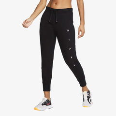 Nike Women's Dri Fit Get Fit Fleece Pant Black/White