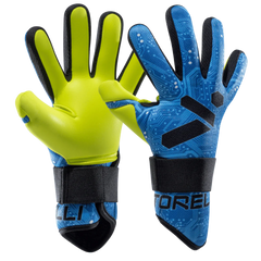 Storelli Challenger Youth Goalkeeper Gloves Blue/Yellow