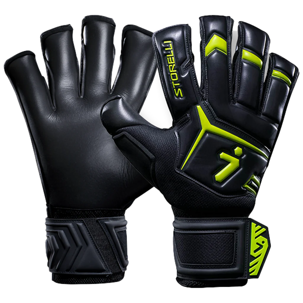 Storelli Gladiator Elite 3 Goalkeeper Gloves Black