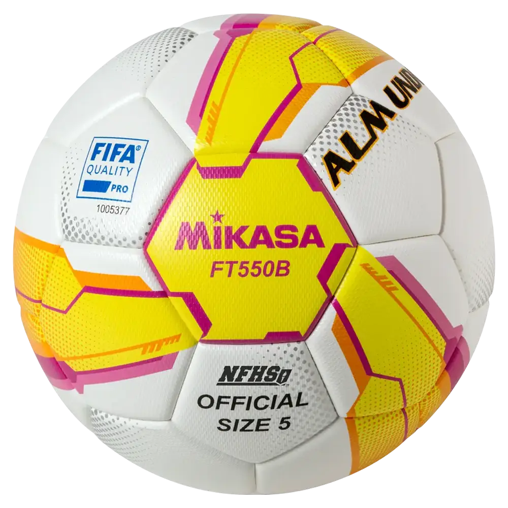 Balón de fútbol Mikasa FT550B con certificación FIFA Quality Pro