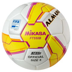 Balón de fútbol Mikasa FT550B con certificación FIFA Quality Pro