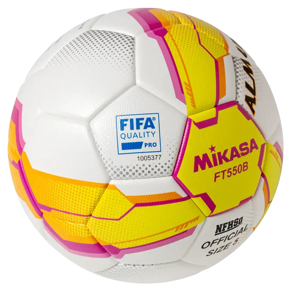 Balón de fútbol Mikasa FT550B con certificación FIFA Quality Pro