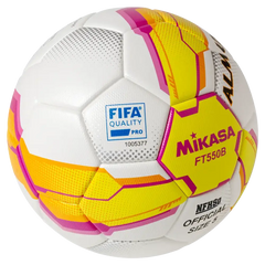 Balón de fútbol Mikasa FT550B con certificación FIFA Quality Pro