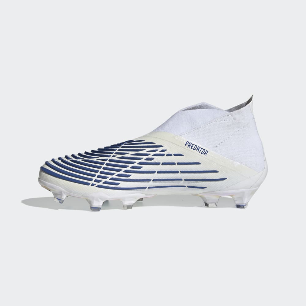 adidas Predator Edge+ FG Firm Ground Boots White/Blue