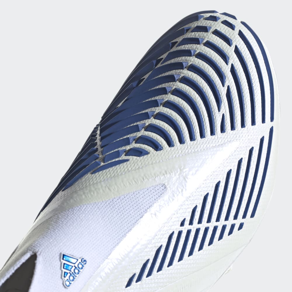 adidas Predator Edge+ FG Firm Ground Boots White/Blue