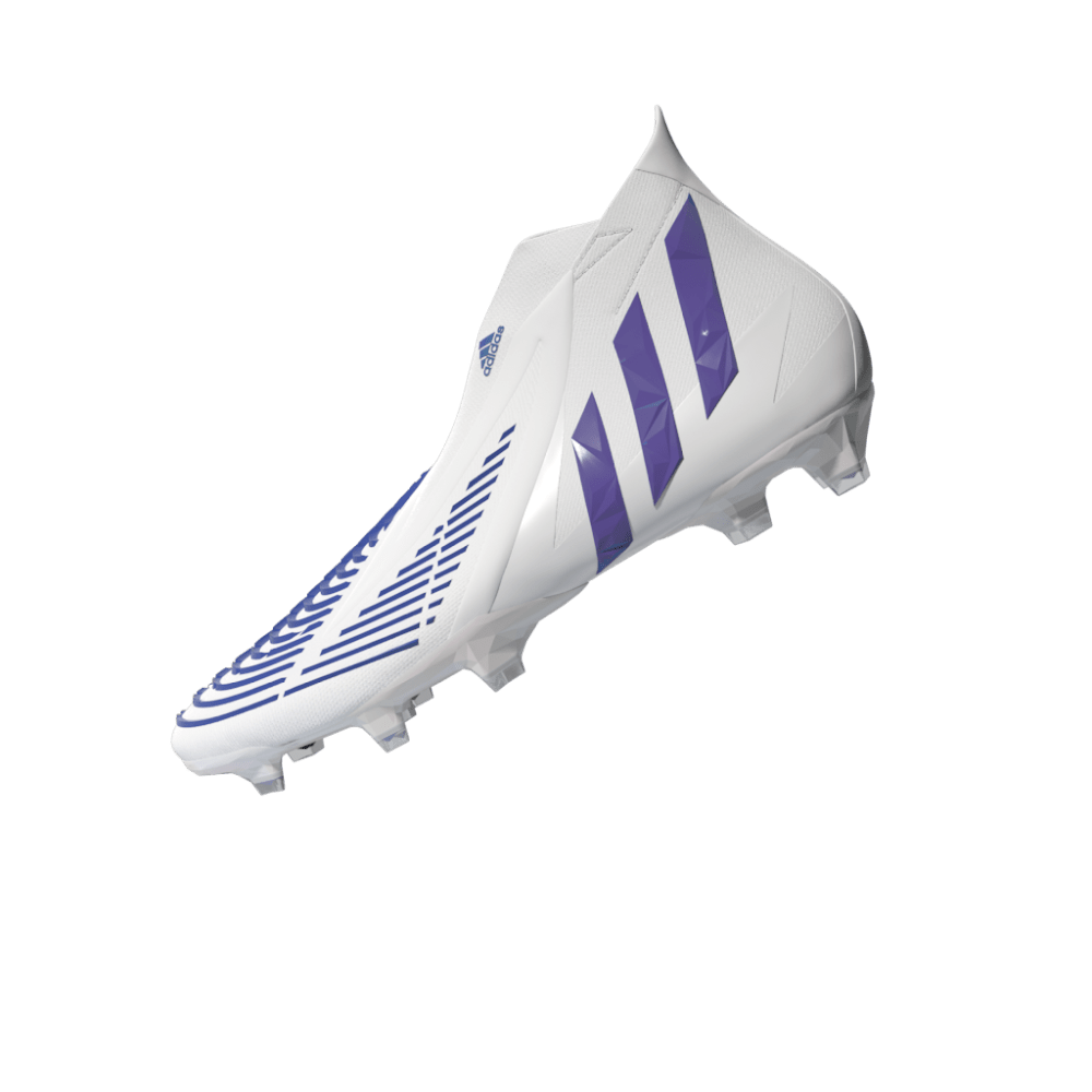 adidas Predator Edge+ FG Firm Ground Boots White/Blue