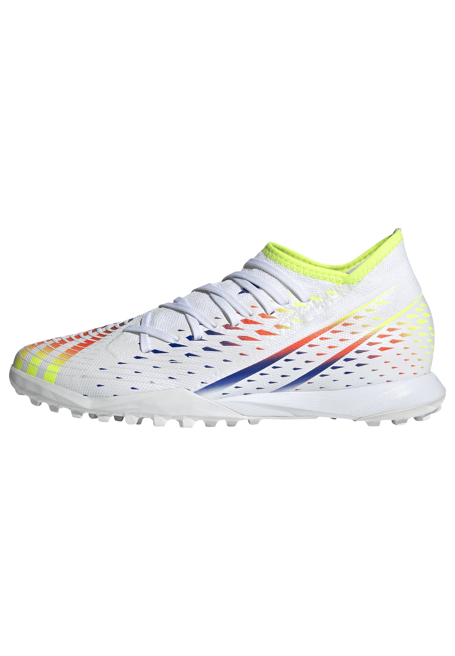 adidas Predator Edge.3 Turf Boots White/Yellow/Blue