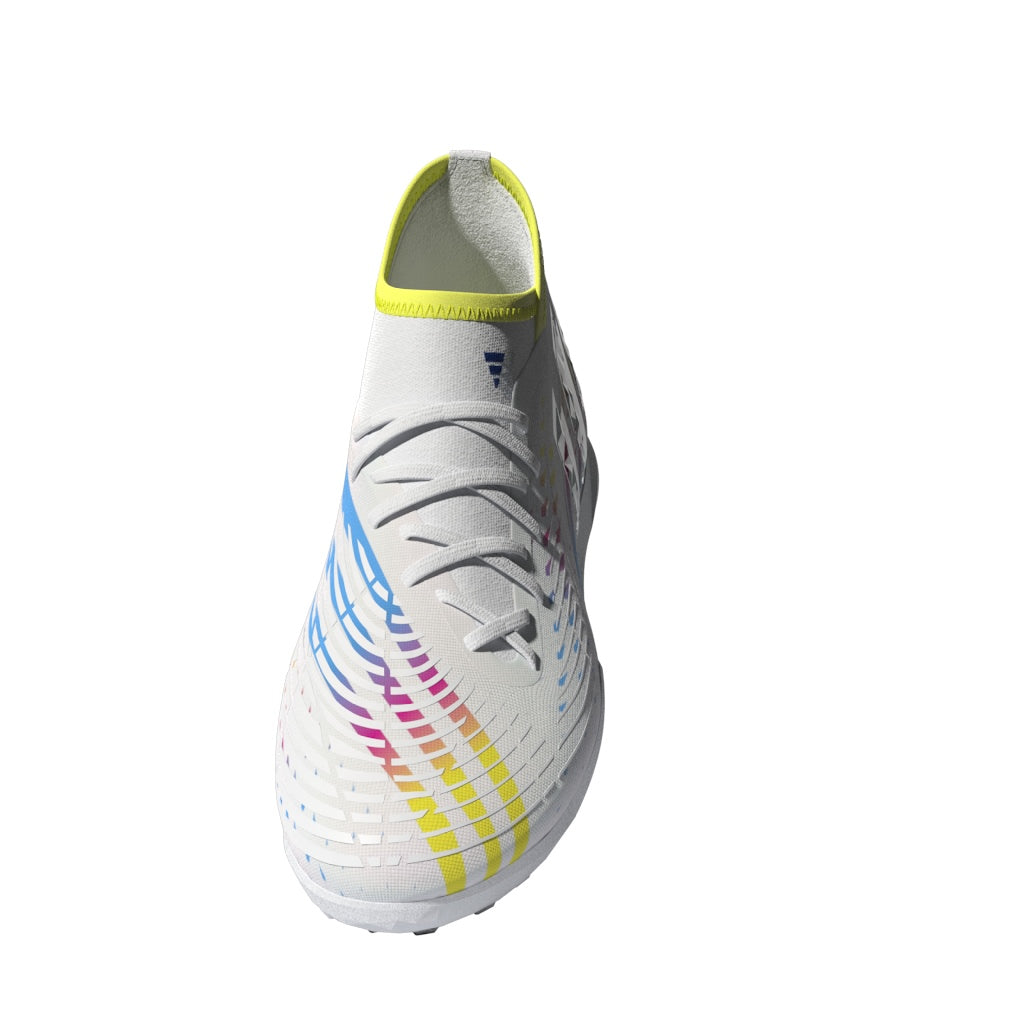 adidas Predator Edge.3 Turf Boots White/Yellow/Blue