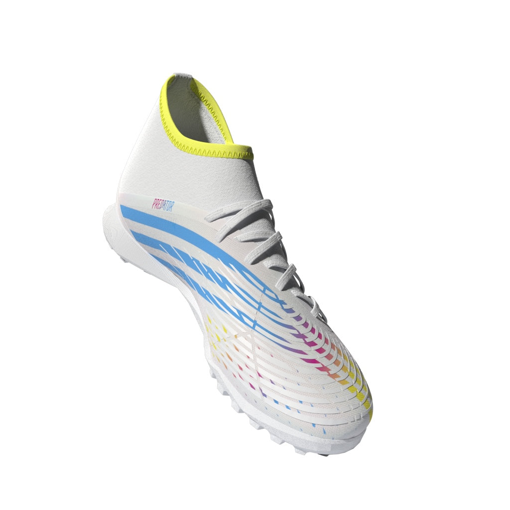 adidas Predator Edge.3 Turf Boots White/Yellow/Blue