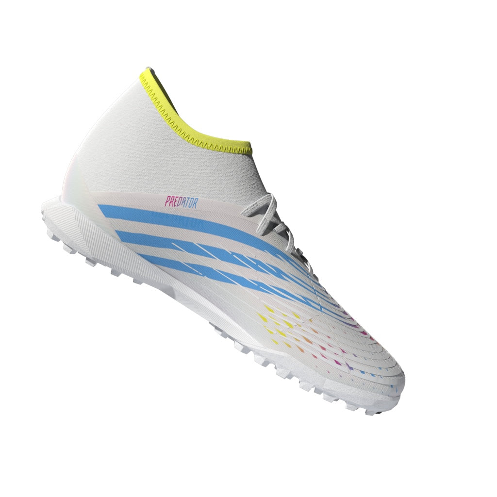 adidas Predator Edge.3 Turf Boots White/Yellow/Blue