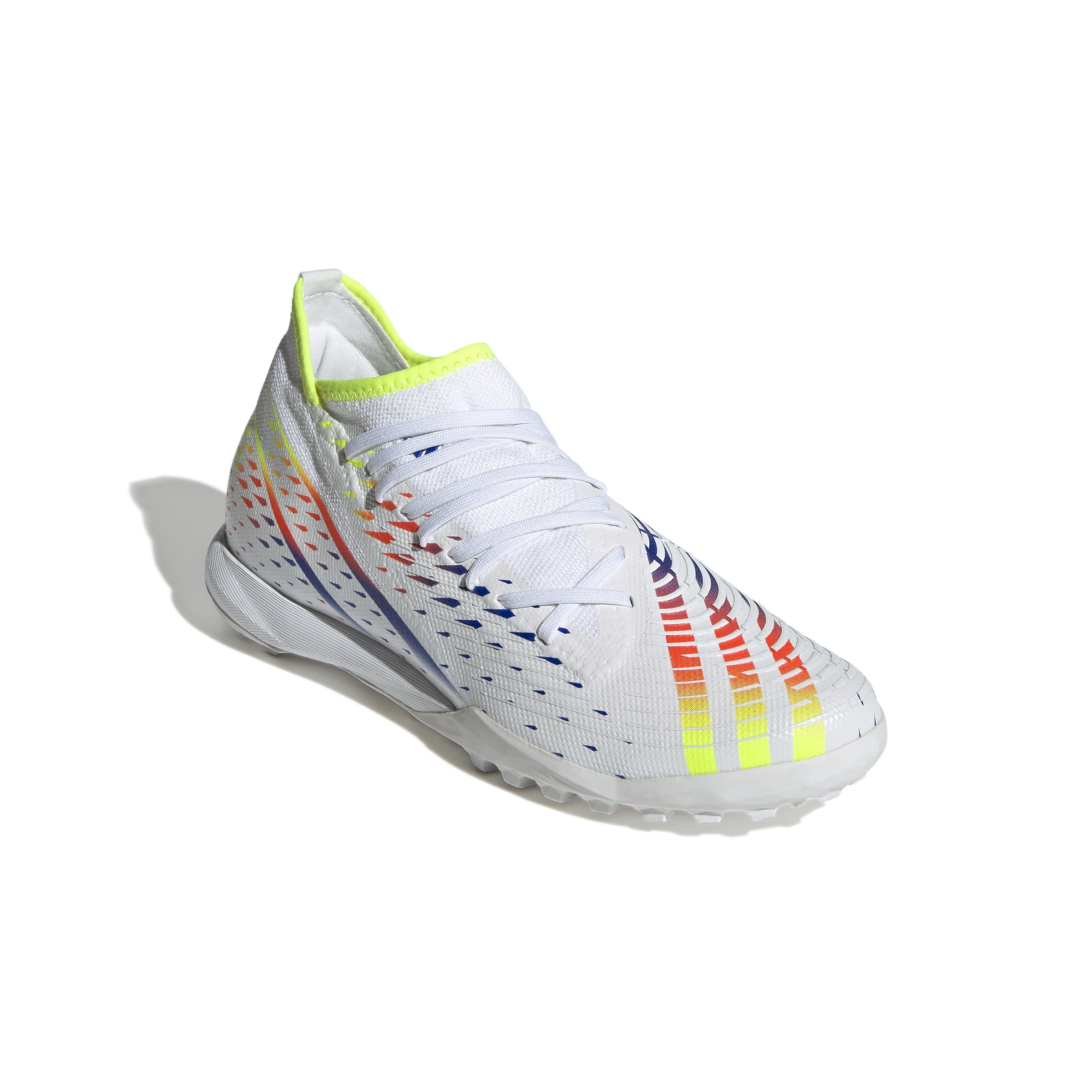 adidas Predator Edge.3 Turf Boots White/Yellow/Blue