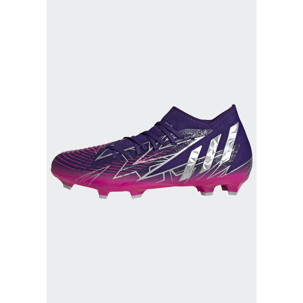 adidas Predator Edge 3 FG Firm Ground Boots Team College Purple / Silver Metallic / Team Shock Pink