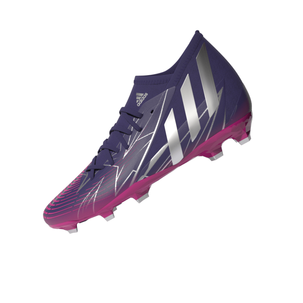 adidas Predator Edge 3 FG Firm Ground Boots Team College Purple / Silver Metallic / Team Shock Pink