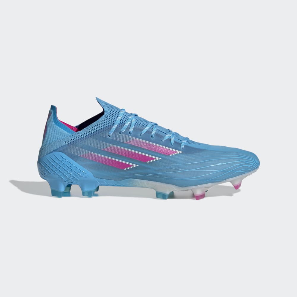 adidas X Speed Flow 1 FG Firm Ground Boots Sky Rush/Pink