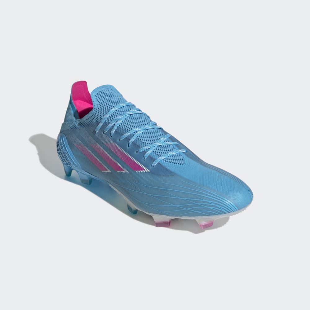 adidas X Speed Flow 1 FG Firm Ground Boots Sky Rush/Pink