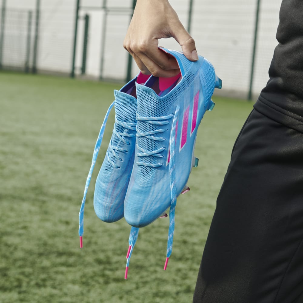 adidas X Speed Flow 1 FG Firm Ground Boots Sky Rush/Pink