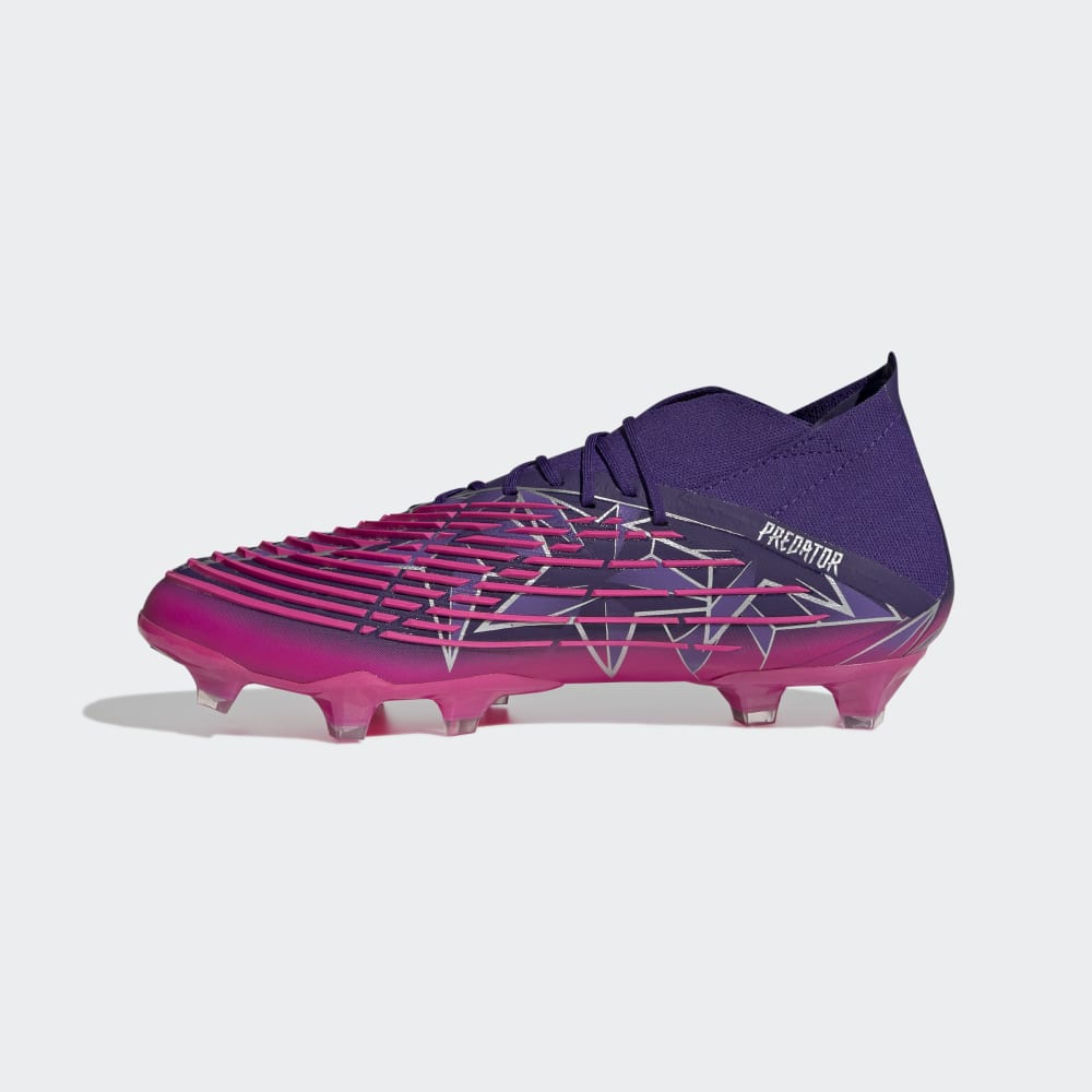 Adidas Predator Edge.1 FG Purple Silver Pink 10.5