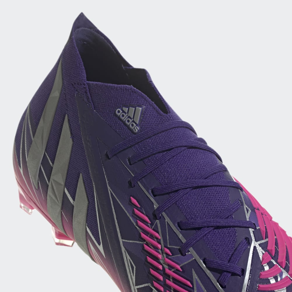 adidas Predator Edge 1 FG Firm Ground Boots Team College Purple / Silver Metallic / Team Shock Pink