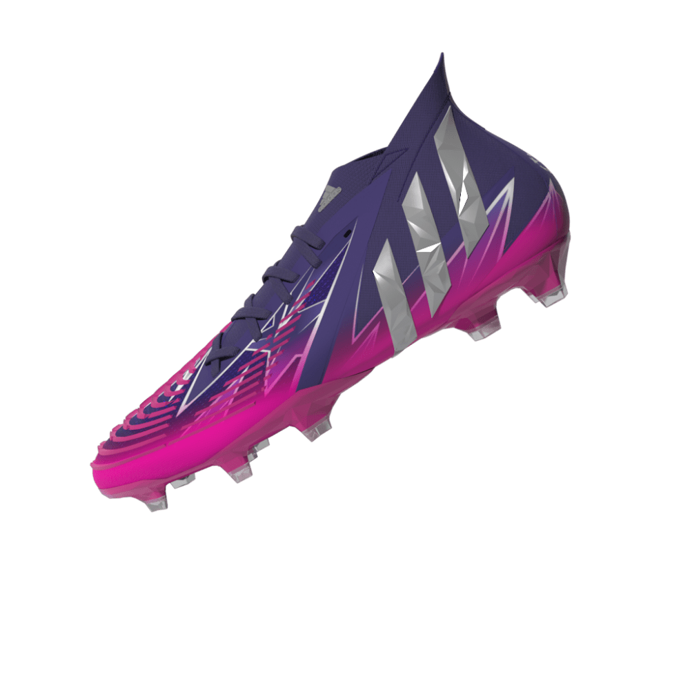 adidas Predator Edge 1 FG Firm Ground Boots Team College Purple / Silver Metallic / Team Shock Pink