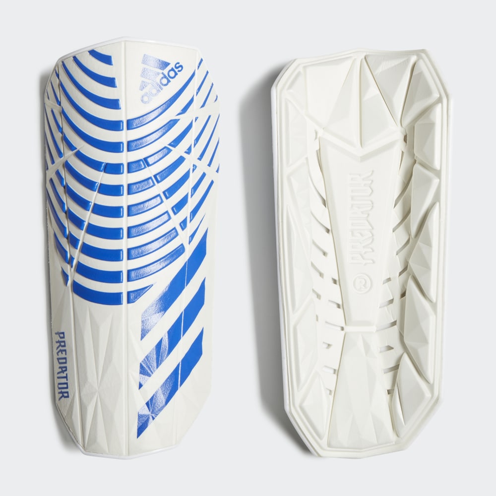 adidas Predator League Shin Guards White/Blue