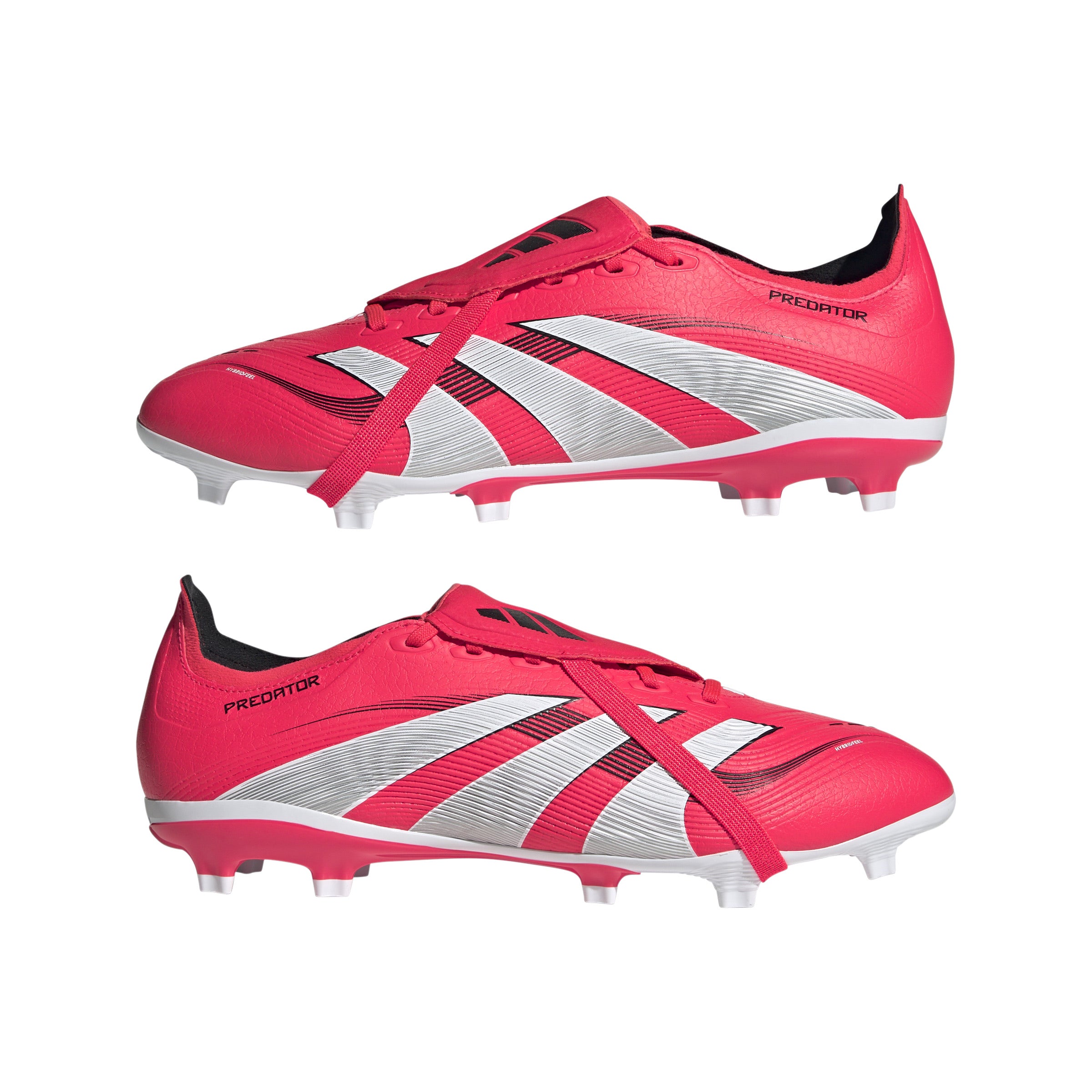 adidas Predator League Fold-Over Tongue Firm/Multi-Ground Boots Red/White