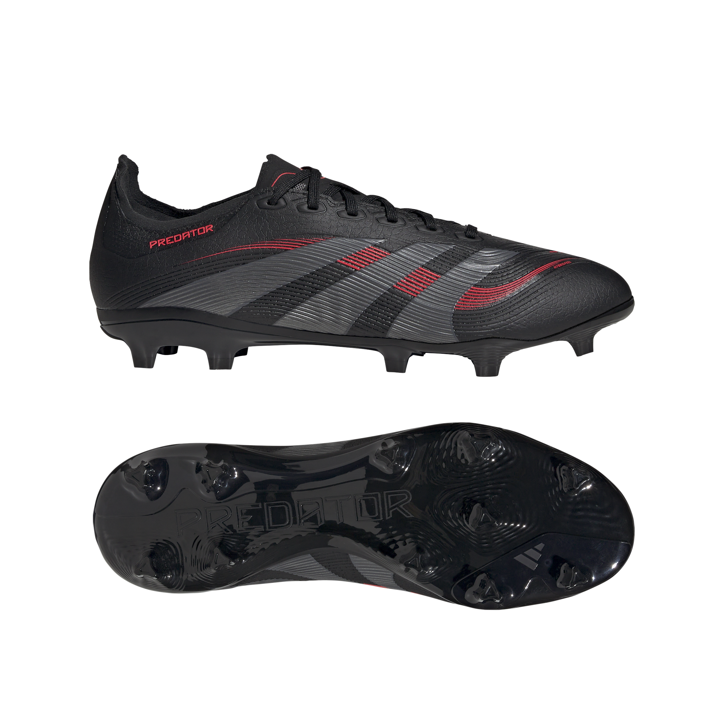 adidas Predator League Firm/Multi-Ground Boots Black/Red