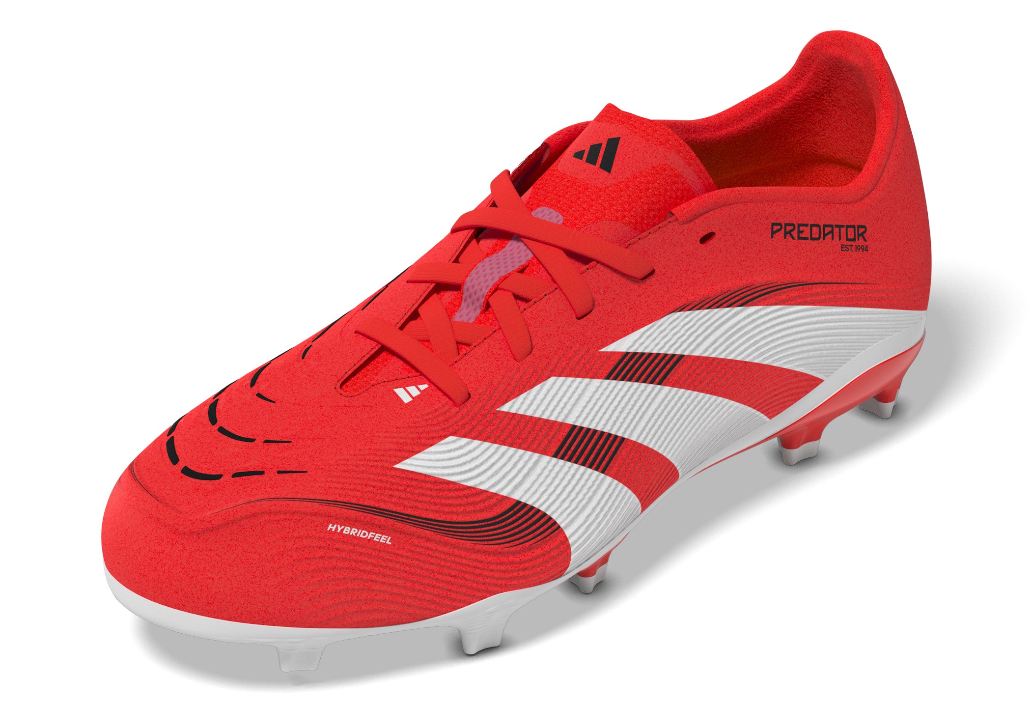 adidas Predator League Firm/Multi-Ground Boots Junior Red/White