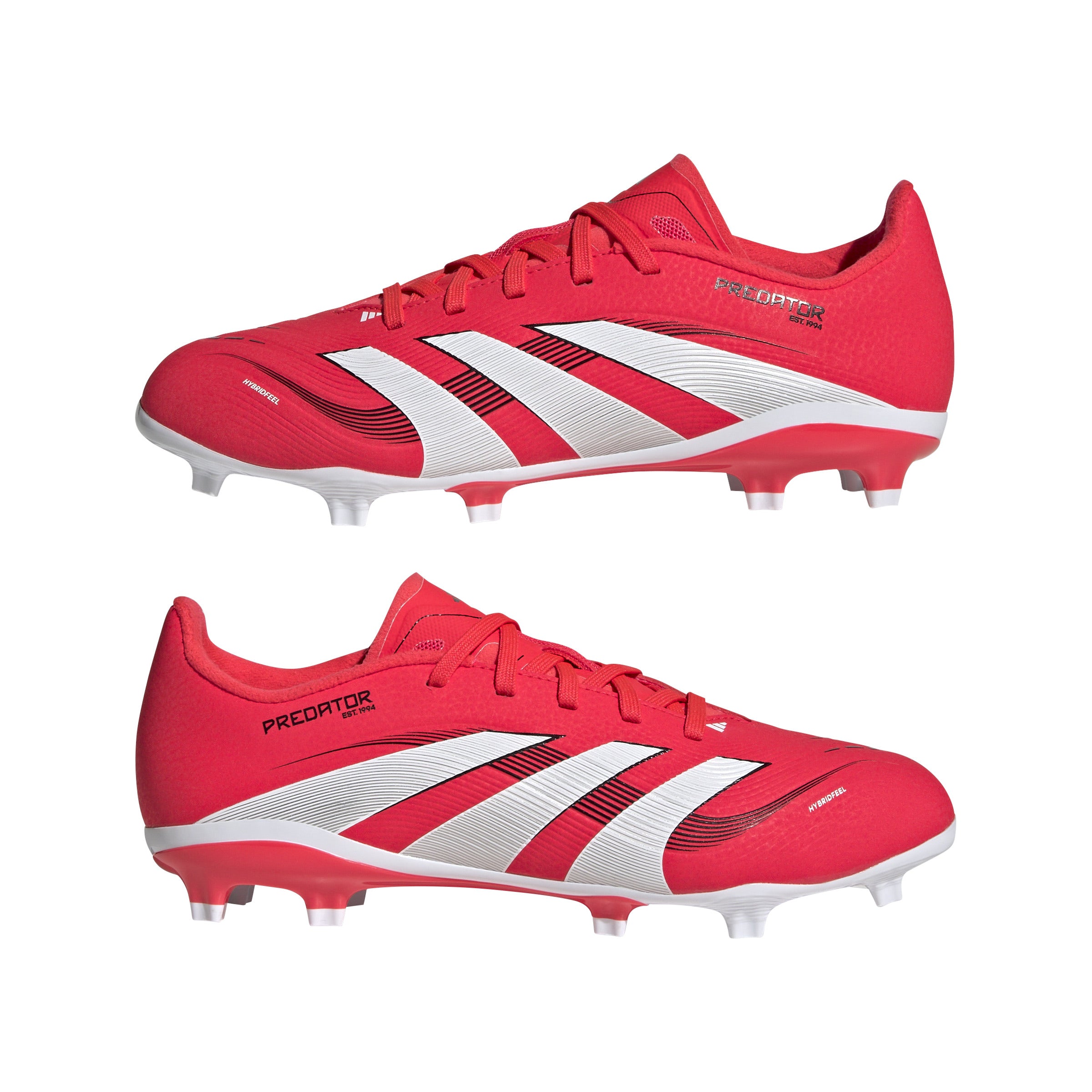 adidas Predator League Firm/Multi-Ground Boots Junior Red/White