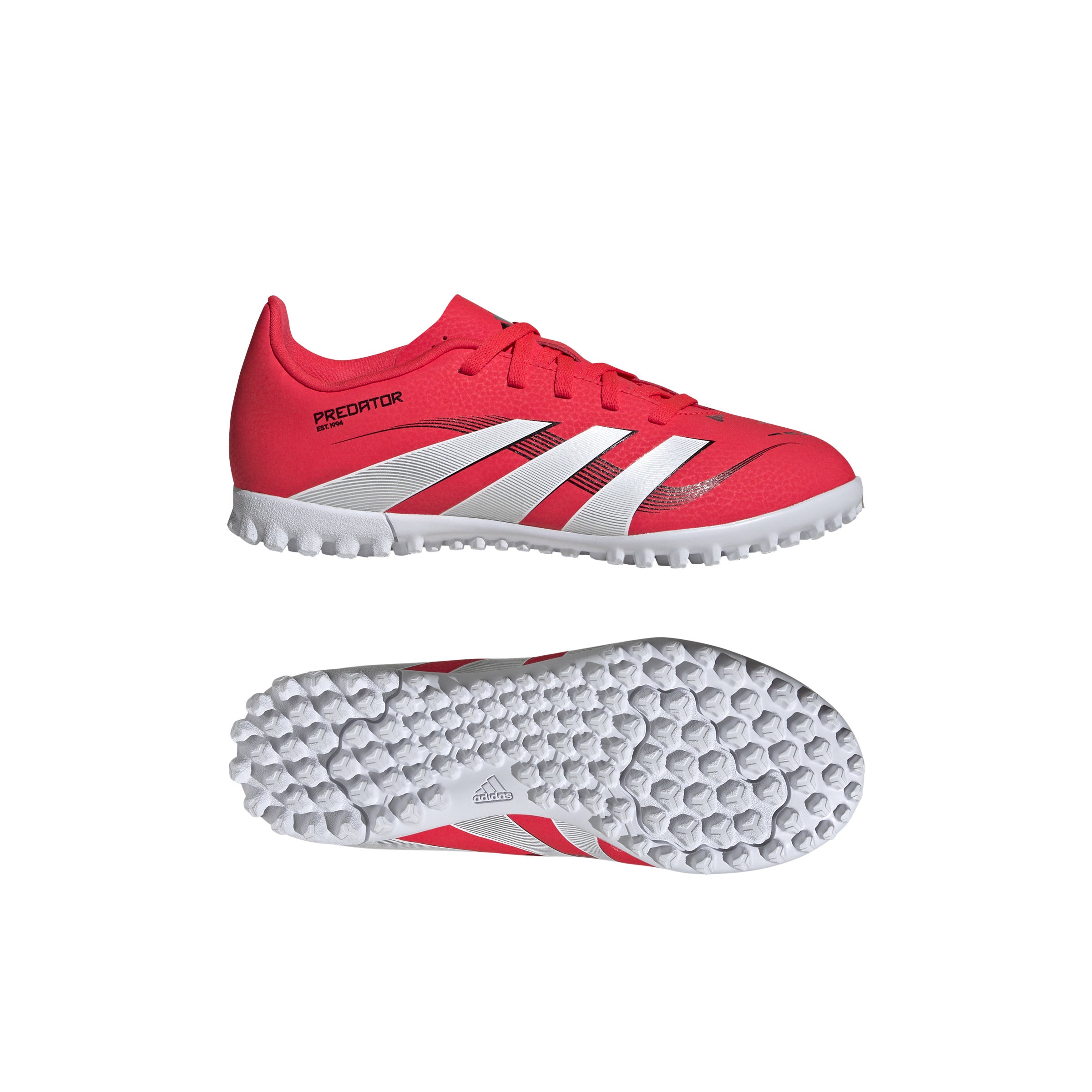 adidas Predator Club Turf Boots Junior Red/White