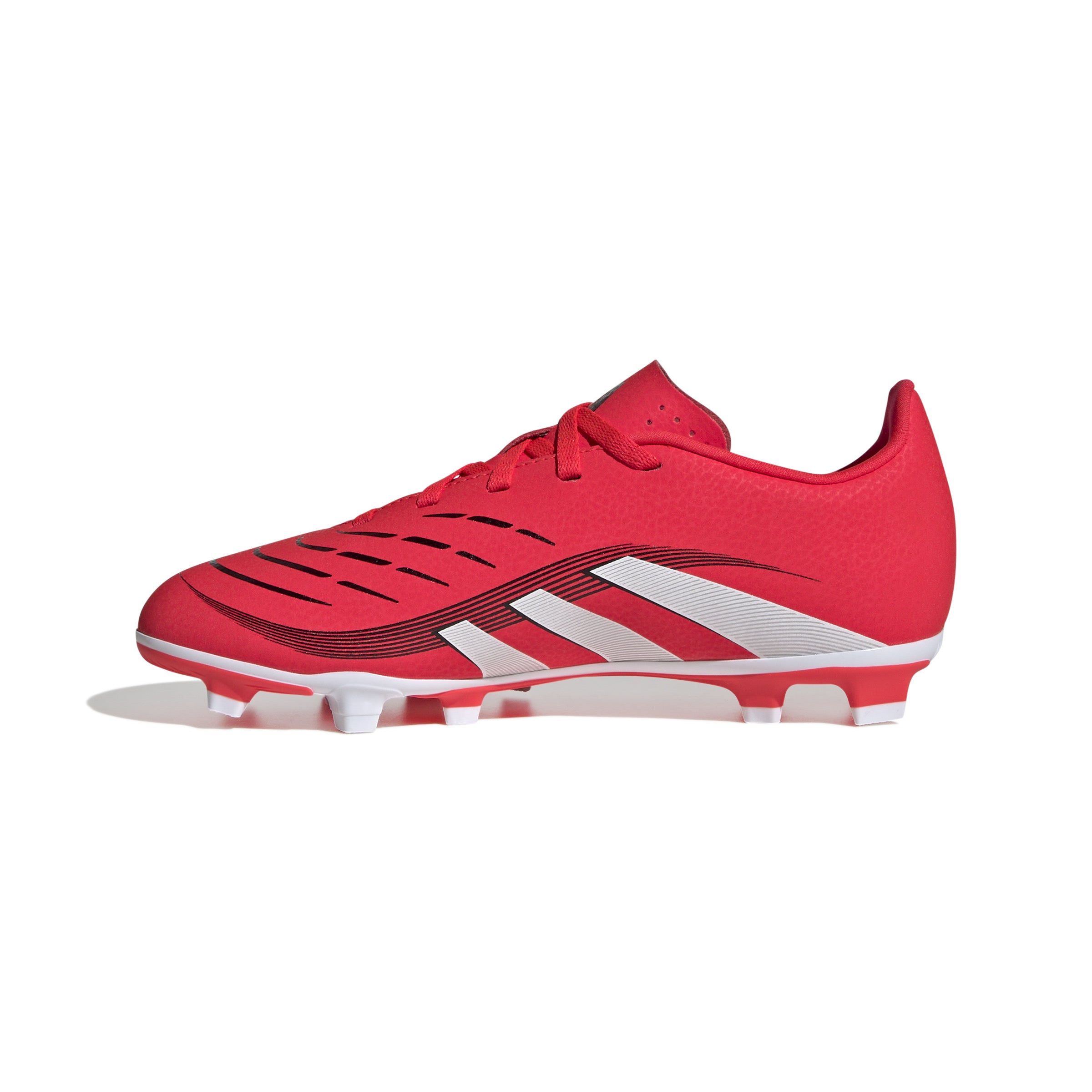 adidas Predator Club Firm/Multi-Ground Boots Junior Red/White