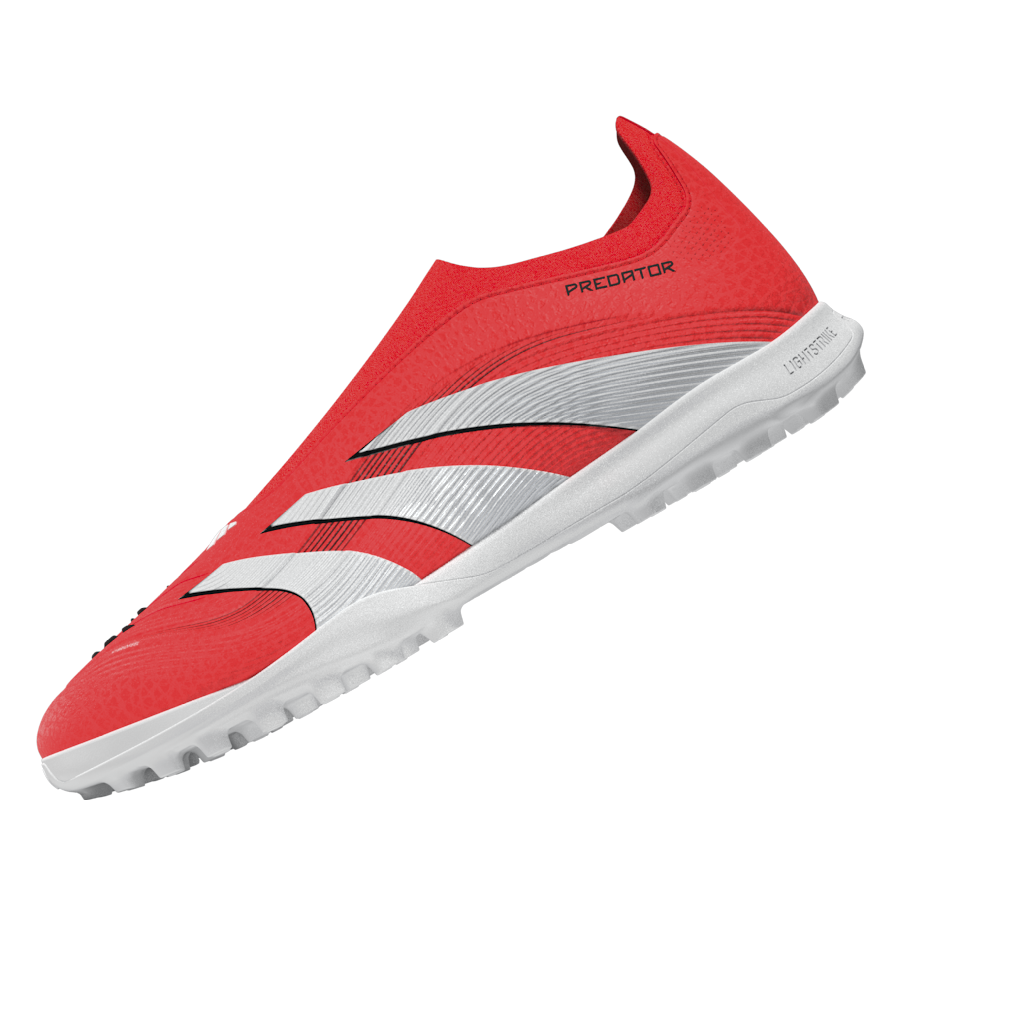 adidas Predator League Laceless Turf Boots Red/White