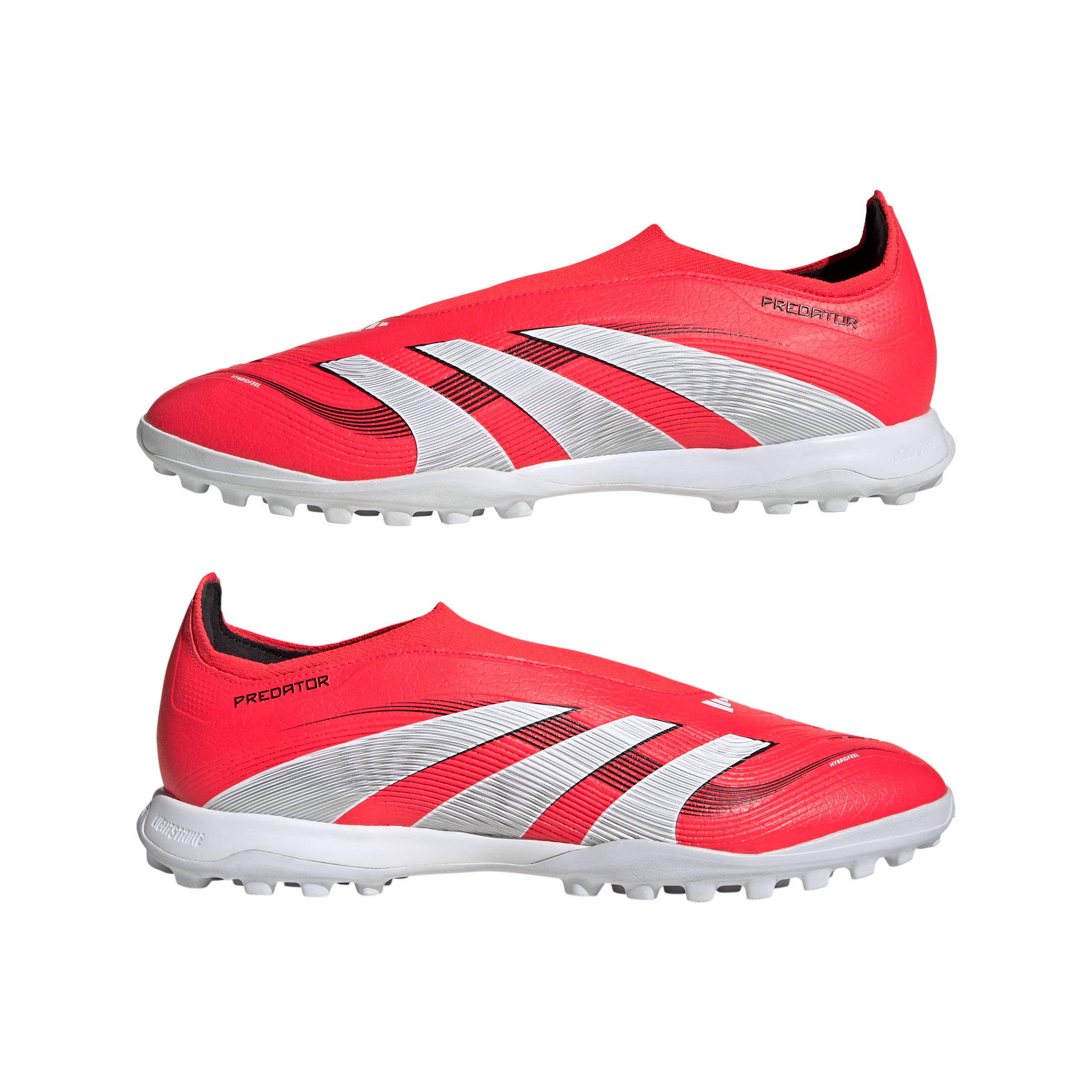 adidas Predator League Laceless Turf Boots Red/White