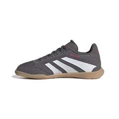 Botas de fútbol sala adidas Predator League para niños en gris y blanco