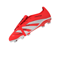 adidas Predator League Fold-Over Tongue Firm Ground Boots Junior Red/White