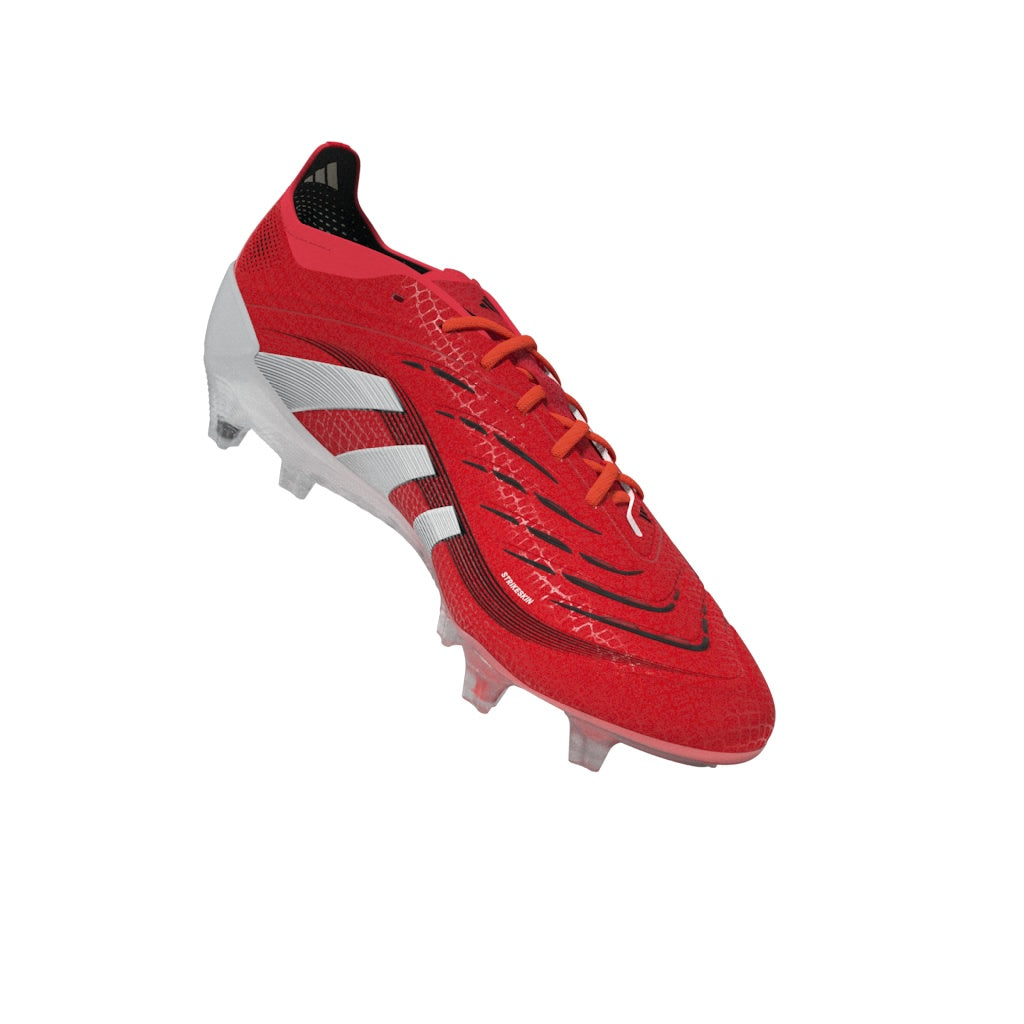 Botas de fútbol para terreno firme adidas Predator Elite en rojo y blanco