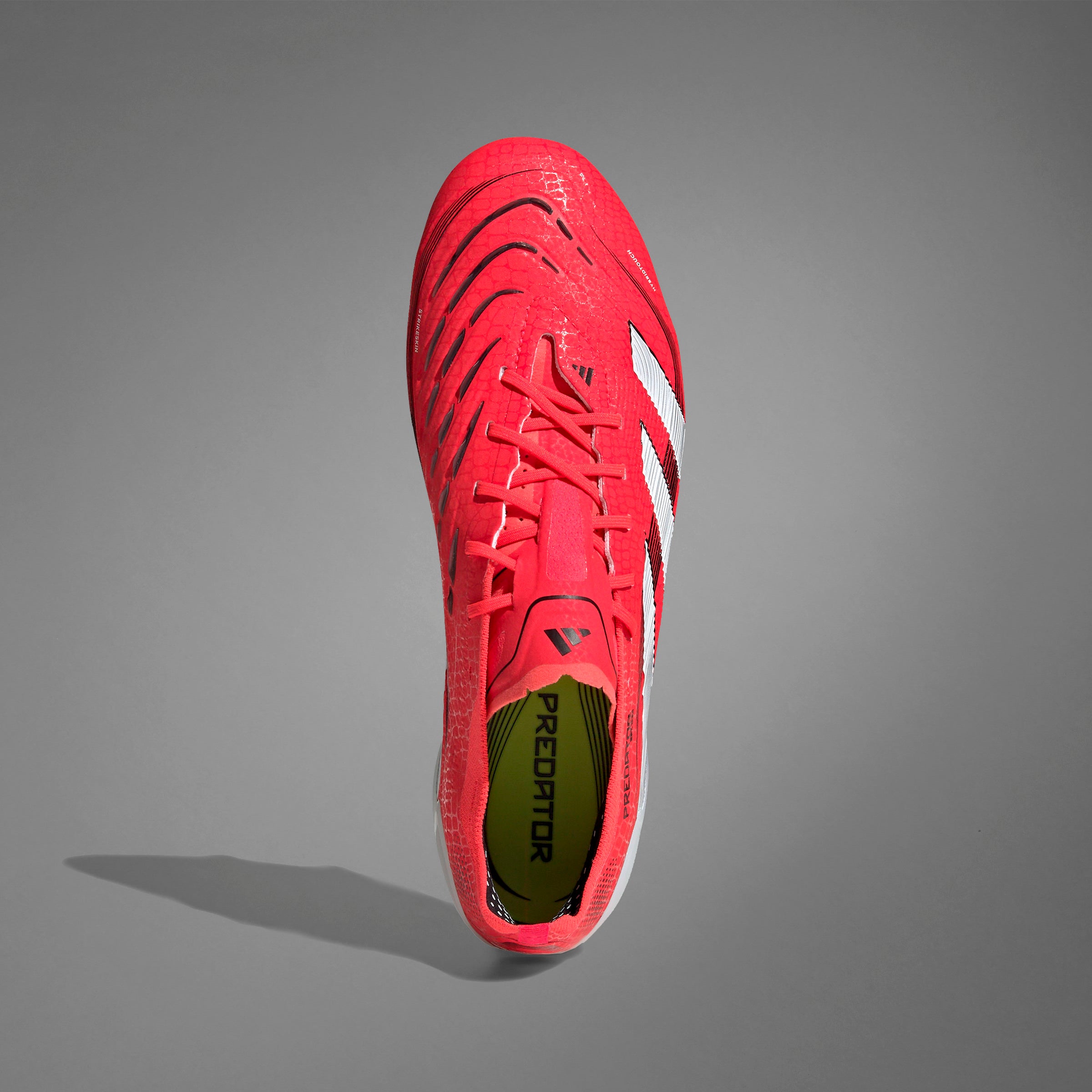 Botas de fútbol para terreno firme adidas Predator Elite en rojo y blanco