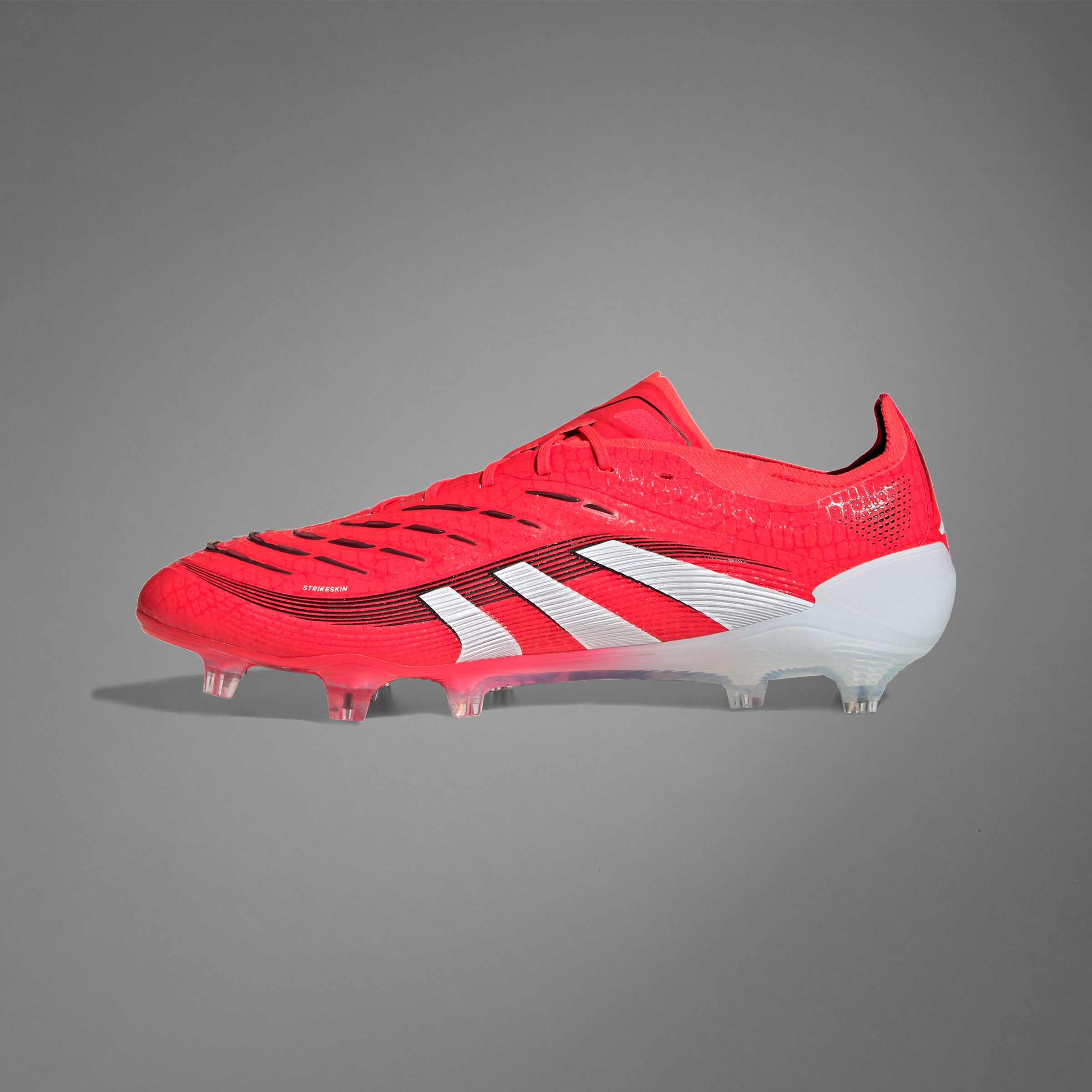 Botas de fútbol para terreno firme adidas Predator Elite en rojo y blanco