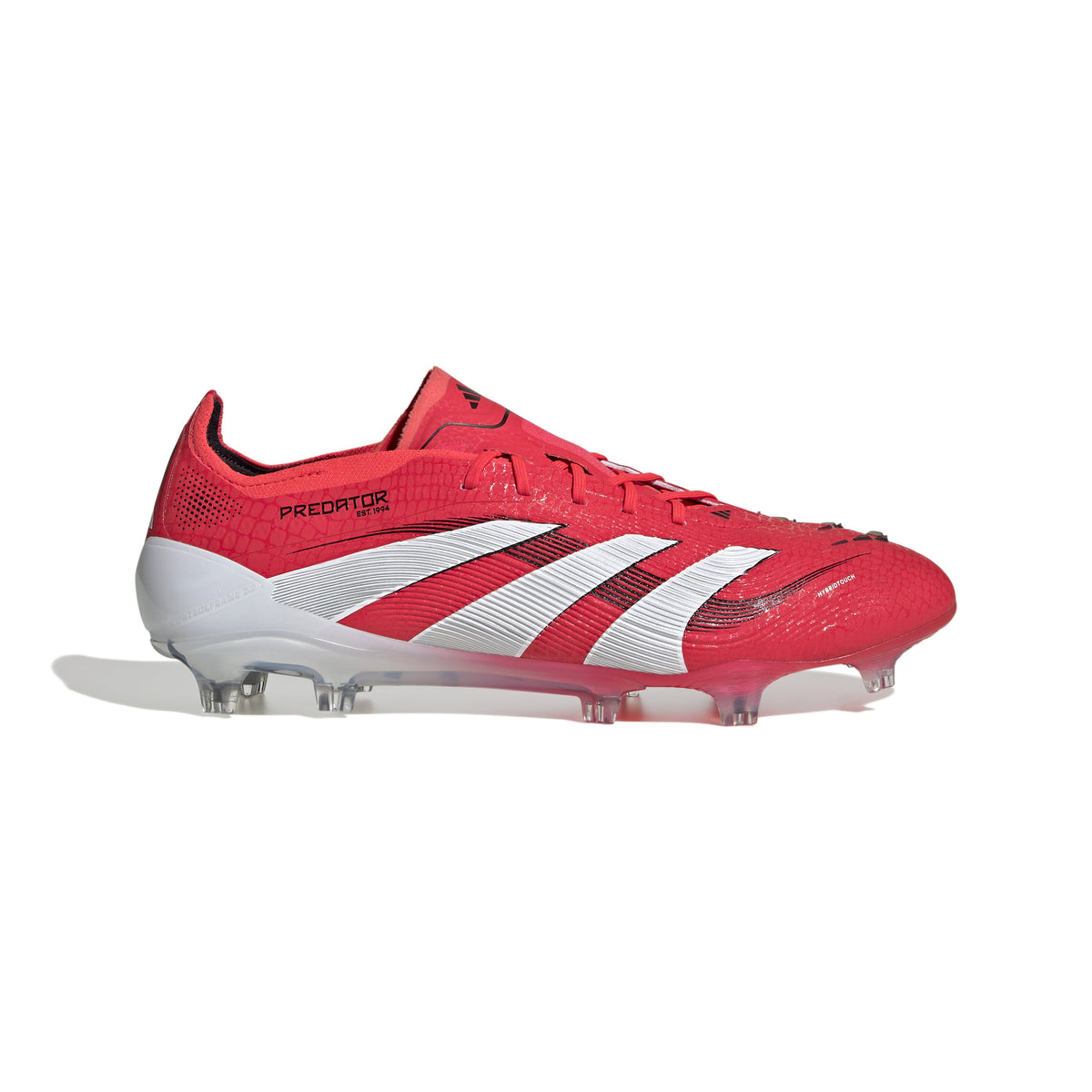 Botas de fútbol para terreno firme adidas Predator Elite en rojo y blanco